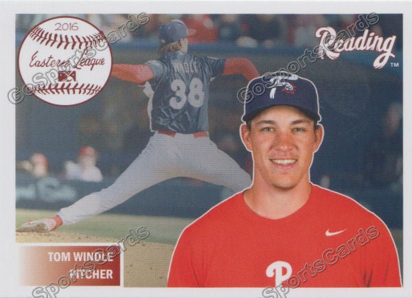 2016 Reading Fightin Phils Top Prospect 11 Tom Windle