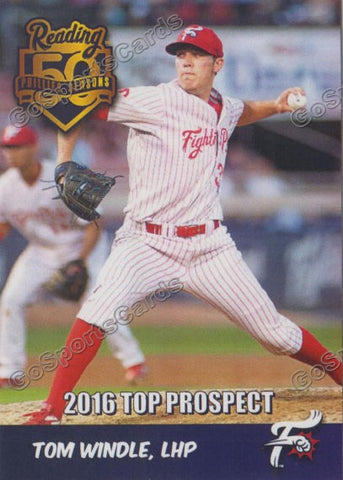 2016 Reading Fightin Phils Top Prospect 25 Tom Windle