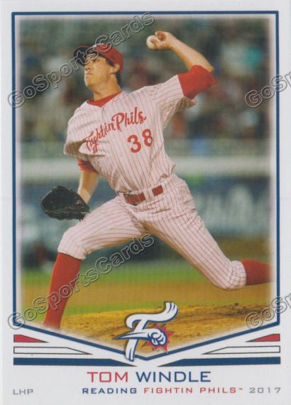 2017 Reading Fightin Phils Tom Windle