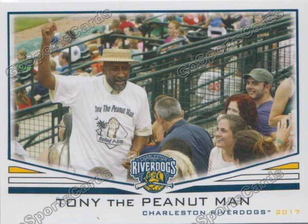 2017 Charleston RiverDogs Tony the Peanut Man