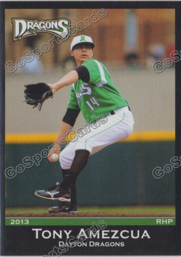 2013 Dayton Dragons Tony Amezcua