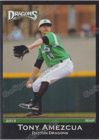 2013 Dayton Dragons Tony Amezcua