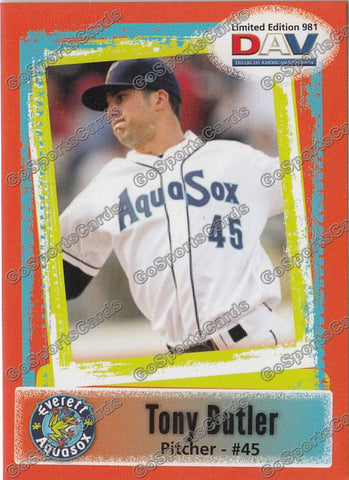 2011 Everett AquaSox DAV Tony Butler