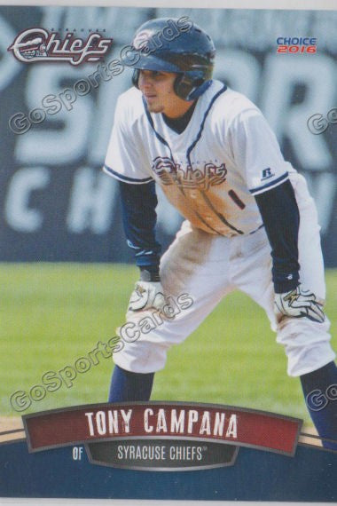 2016 Syracuse Chiefs Tony Campana