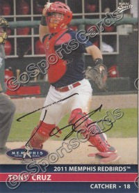 2011 Memphis Redbirds Tony Cruz