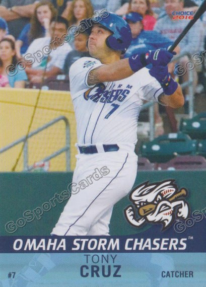 2016 Omaha Storm Chasers Tony Cruz