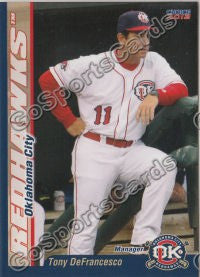 2012 Oklahoma City Redhawks Tony Defrancesco