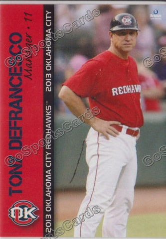 2013 Oklahoma City RedHawks Tony DeFrancesco