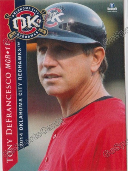 2014 Oklahoma City RedHawks Tony DeFrancesco