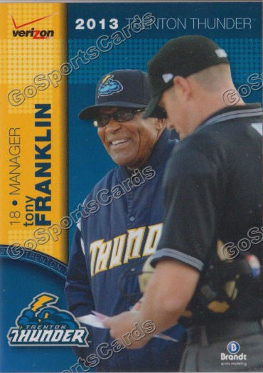 2013 Trenton Thunder Tony Franklin