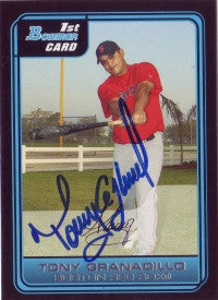 Tony Granadillo 2006 Bowman #82 (Autograph)