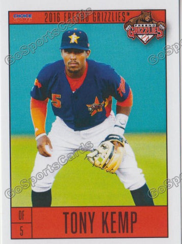2016 Fresno Grizzlies Tony Kemp