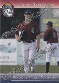 2012 Mahoning Valley Scrappers Tony Mansolino