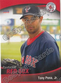 2012 Pawtucket Red Sox Tony Pena Jr