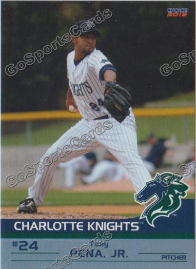 2013 Charlotte Knights Tony Pena Jr