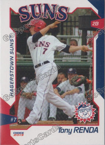 2013 Hagerstown Suns Tony Renda