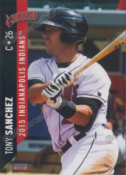 2015 Indianapolis Indians Tony Sanchez
