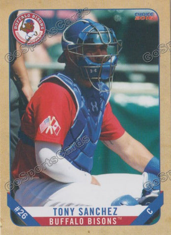 2016 Buffalo Bisons Tony Sanchez