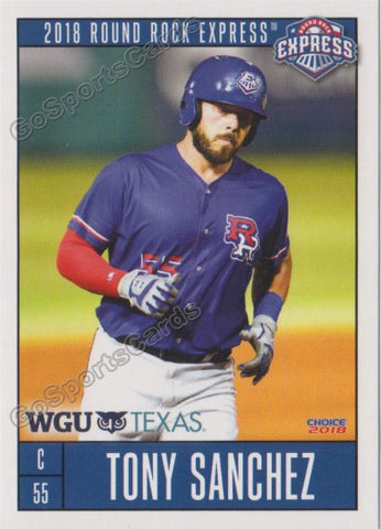 2018 Round Rock Express Tony Sanchez