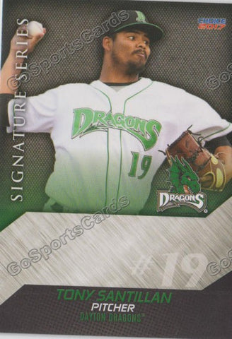 2017 Dayton Dragons Tony Santillan