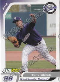 2012 Grand Junction Rockies Tony Seise