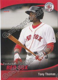 2012 Pawtucket Red Sox Tony Thomas