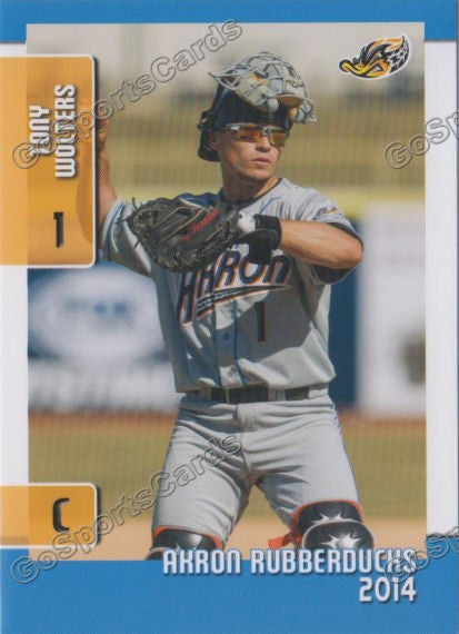 2014 Akron RubberDucks Tony Wolters