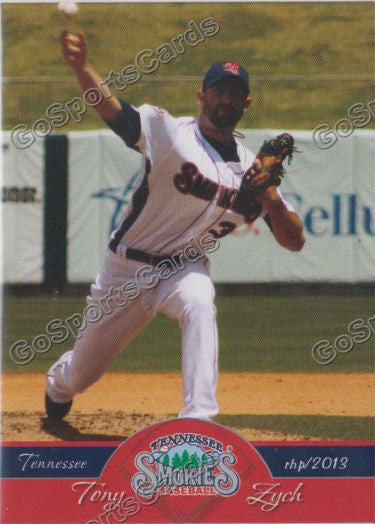2013 Tennessee Smokies Tony Zych