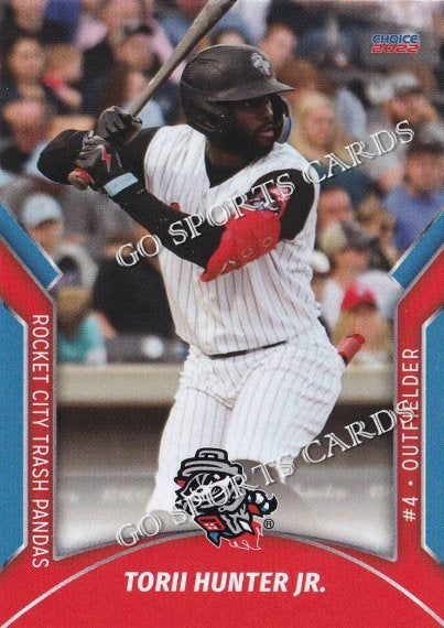 2022 Rocket City Trash Pandas Torii Hunter Jr