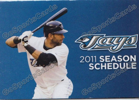 2011 Toronto Blue Jays Pocket Schedule (Jose Bautista)