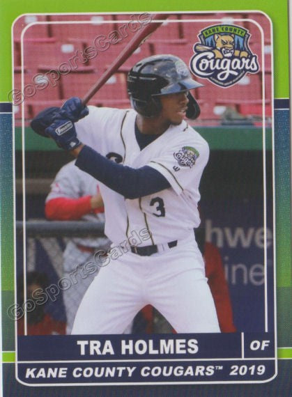 2019 Kane County Cougars Tra Holmes