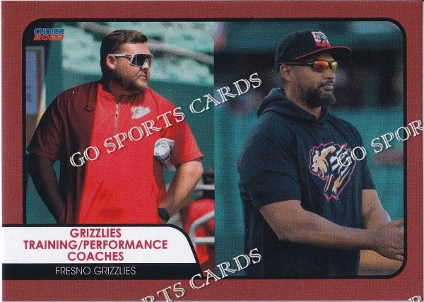 2023 Fresno Grizzlies Justin Wilson Jeremiah Stewart