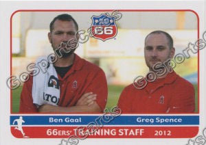 2012 Inland Empire 66ers Ben Gaal Greg Spence