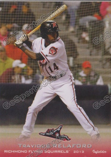 2013 Richmond Flying Squirrels Travious Relaford