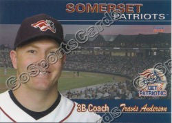 2011 Somerset Patriots Travis Anderson