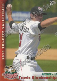 2010 Tri City ValleyCats Travis Blankenship