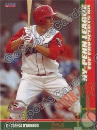 2008 New York Penn League Top Prospects Travis D'Arnaud