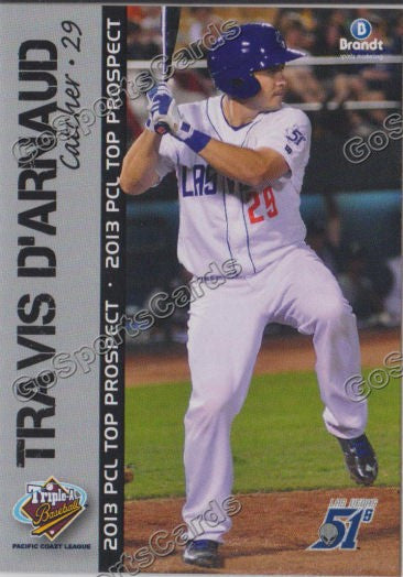 2013 Pacific Coast League Top Prospect PCL Travis D'Arnaud
