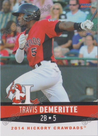 2014 Hickory Crawdads Travis Demeritte