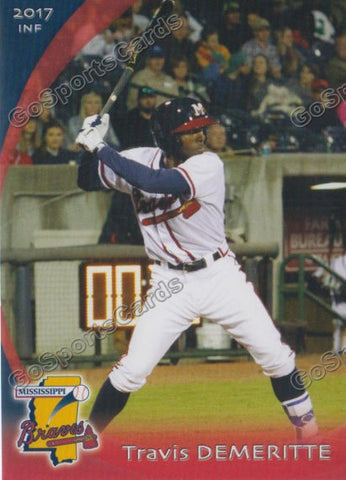 2017 Mississippi Braves Travis Demeritte