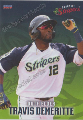 2019 Gwinnett Stripers Travis Demeritte