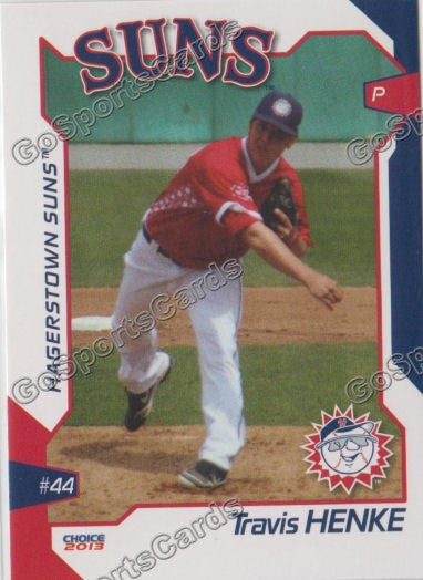 2013 Hagerstown Suns Travis Henke