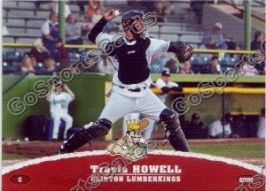 2009 Clinton LumberKings Travis Howell