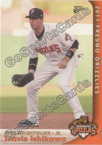 2011 Fresno Grizzlies Travis Ishikawa