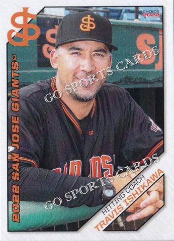 2022 San Jose Giants Travis Ishikawa