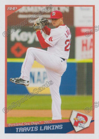 2017 Portland Sea Dogs Travis Lakins