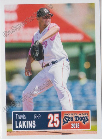 2018 Portland Sea Dogs Travis Lakins