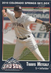 2010 Colorado Springs Sky Sox Travis Metcalf