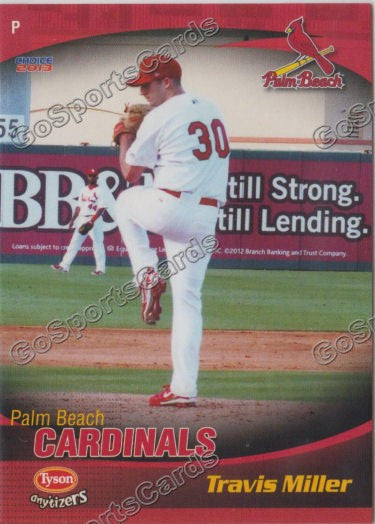 2013 Palm Beach Cardinals Travis Miller