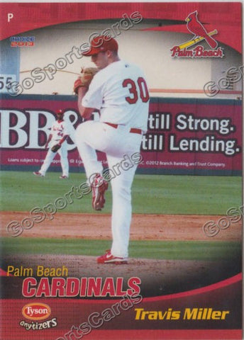 2013 Palm Beach Cardinals Travis Miller